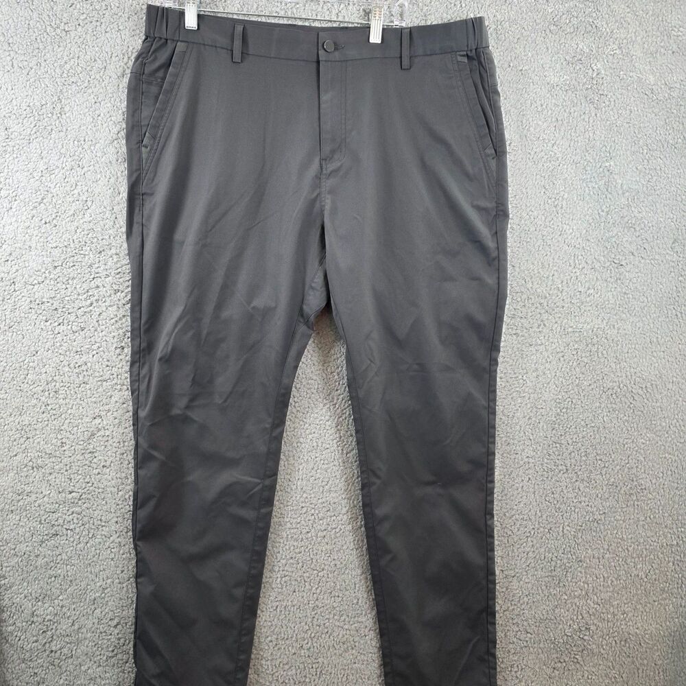 Jack Archer Jetsetter Pants Men's Charcoal Gray Performance Chino Size 38x32